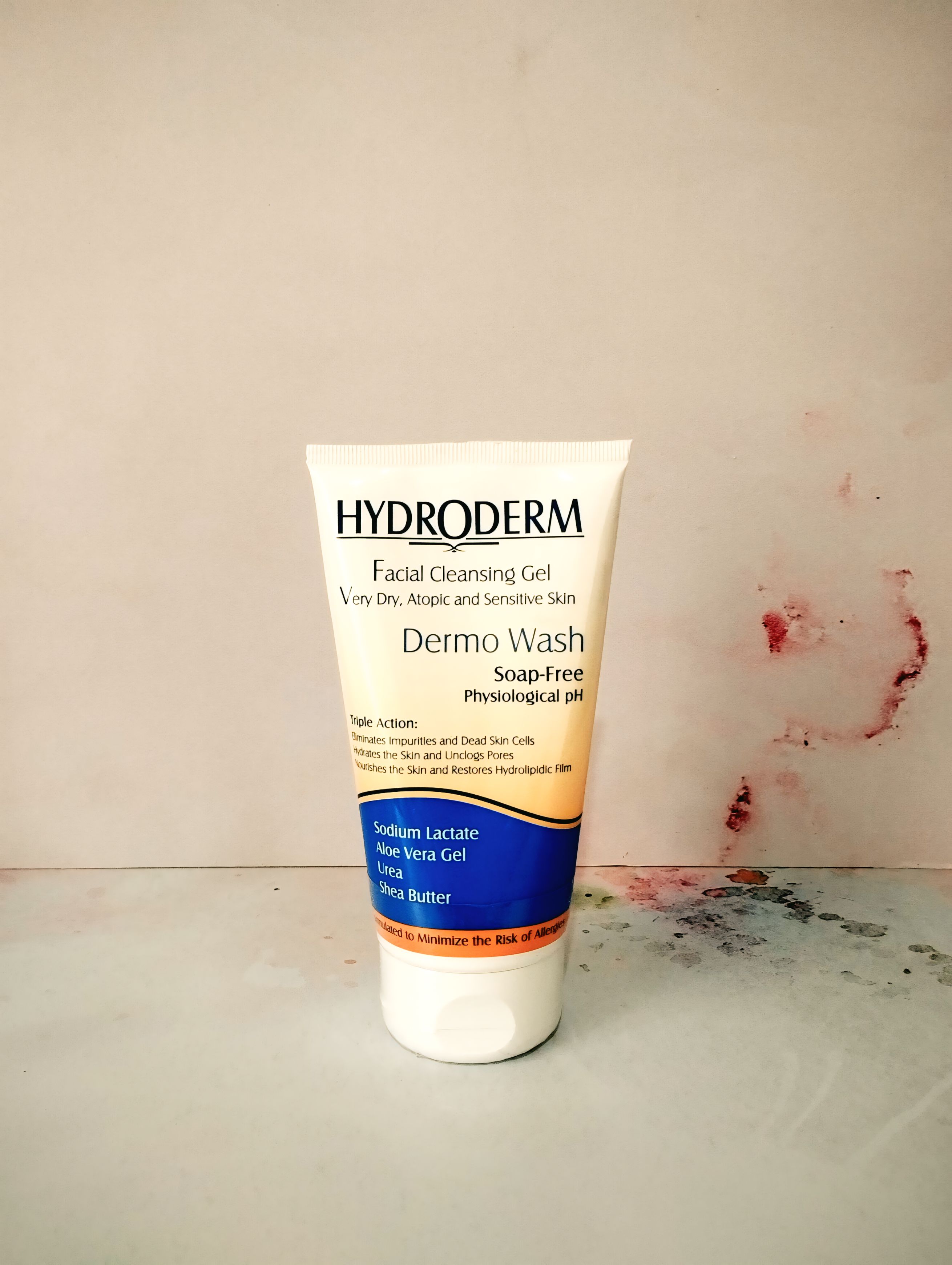 ژل شست وشوی صورت هیدرودرم مخصوص پوست های خشک ،حساس و اگزمایی